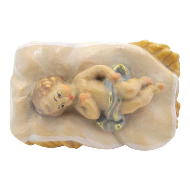 Anri Italy Karl Kuolt Baby Jesus Nativity Manger Christmas Figurine For Sale