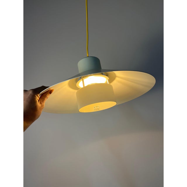 White Slatted Lamp from Lyskær Lighting For Sale - Image 6 of 11