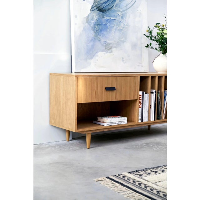 Danish Oak Cabinet For Sale - Image 4 of 5