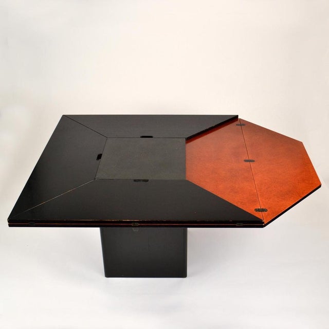 Square Dining Table attributed to Pauvers Van Den Berghe, 1970s For Sale - Image 12 of 18