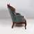 Italian Louis XVI Style Sofa in Light Blue Velvet and Wood, 1930s For Sale - Image 3 of 18