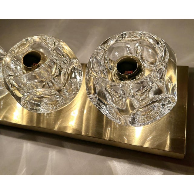 Large Glass Sconces from Peill & Putzler, 1970s, Set of 2 For Sale - Image 15 of 18