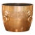 19th Century French Bronze Jardinière Cache Pot With Lion Ring Handles For Sale