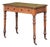 English Writing Table or Desk of Mahogany With Inset Leather Top For Sale