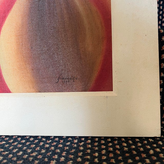 1970s Original Elise Friederike Abstract Oil Painting “No. 56” (1977) For Sale - Image 5 of 9