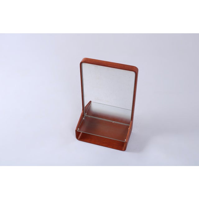 Auping Teak Euroika Console Mirror by Friso Kramer for Auping, 1960s For Sale - Image 4 of 17