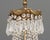 Late 20th Century French Empire Style Bronze Basket Chandelier For Sale - Image 4 of 11