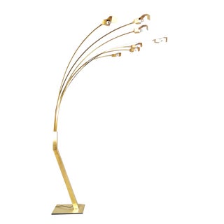 Floor Lamp with 7 Lights, 1970s For Sale