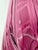Pink Vintage Chalet Attributed Cranberry & Clear Art Glass Sculptural Vase, 15" For Sale - Image 8 of 8