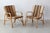 Danish Rattan Lounge Set with Sofa, Armchairs and Coffee Table, 1970s, Set of 4 For Sale - Image 6 of 11
