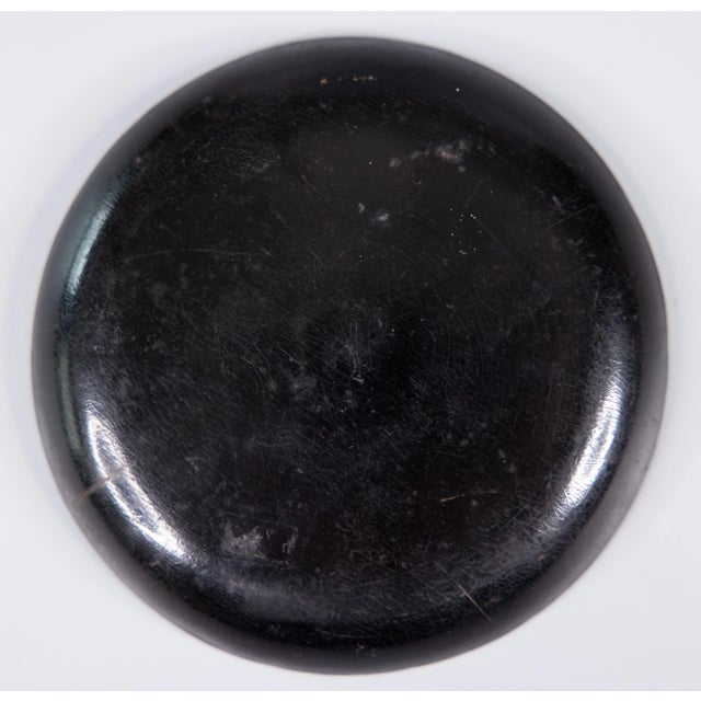 Antique English Papier Mache Wine Coaster For Sale - Image 4 of 5