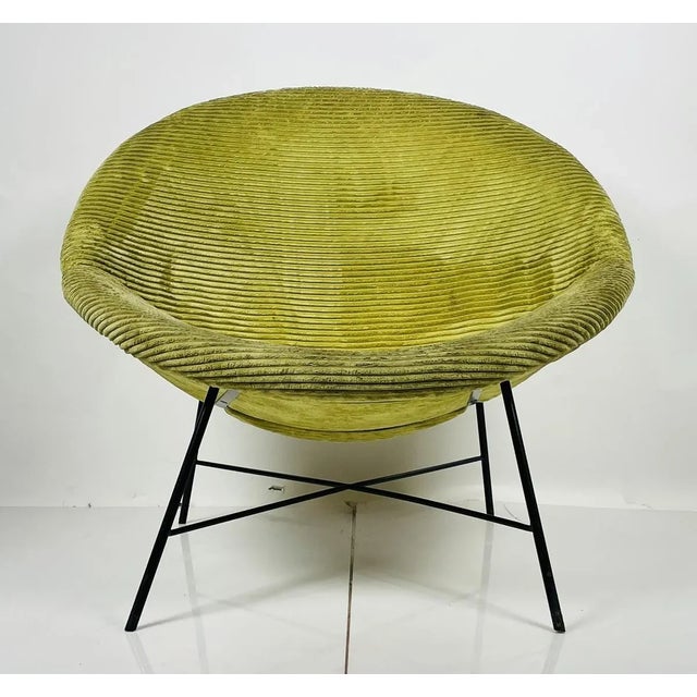 Late 20th Century Mid-Century Modern Style Scoop Chair For Sale - Image 4 of 13