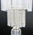 1990s Art Deco Style 4-Tiered Crystal Rods and Chrome Table Lamps - a Pair For Sale - Image 9 of 18