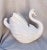 Mid 20th Century Art Deco Style Ceramic Swan Flower Vase For Sale - Image 5 of 8