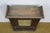 Early 20th Century Antique Oak Salesman Sample Mirrored Dollhouse Armoire Wardrobe Cabinet 16" For Sale - Image 5 of 17