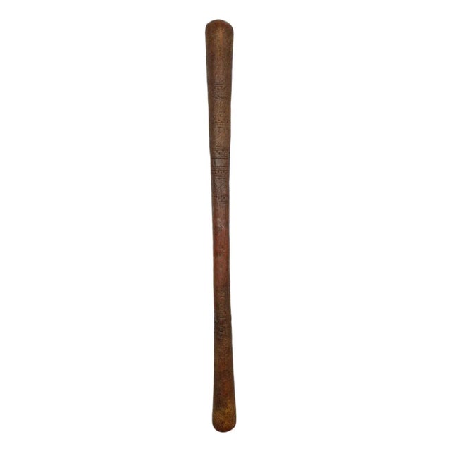 Large Tuareg Vintage African RusticWood Pestle Stick For Sale In Los Angeles - Image 6 of 6