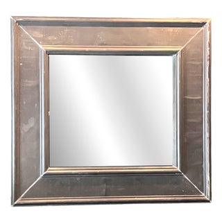 Flamant Mirror with Contoured Zinc Sheet Frame by Gunter Lambert For Sale