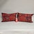 Pair of Kilim-Style Lumbar Pillows With Feather Down Inserts For Sale - Image 4 of 9