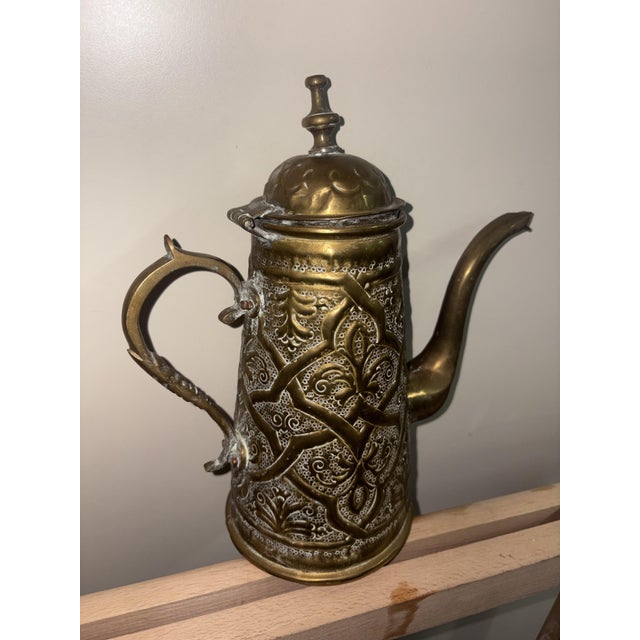 Antique Chiseled Teapot, 1920s For Sale - Image 6 of 8