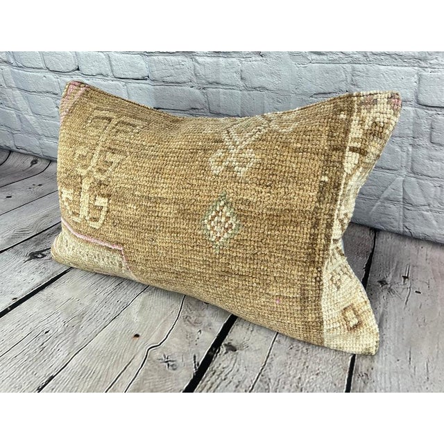 Vintage Pillow Case Turkish Rug Pillow Decorative Rug Pillow Dry cleaning only. PILLOW INSERT IS NOT INCLUDED