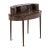 Brown Antique Mahogany Carlton House Desk and Chair For Sale - Image 8 of 11