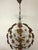 Vintage Pendant with Amber and Transparent Crystals For Sale - Image 12 of 18