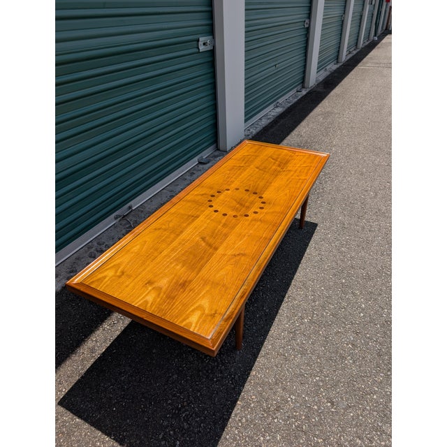 Drexel Declaration Drexel Declaration Walnut Coffee Table by Kipp Stewart & Stewart MacDougall 1960s For Sale - Image 4 of 18