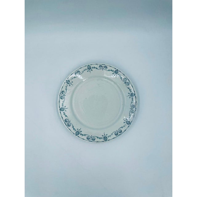 Antique Dessert Plate by Gien, France, 1955, Set of 3 For Sale - Image 9 of 10