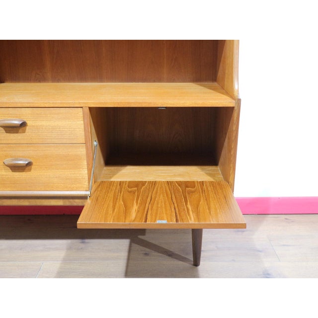 Mid Century Modern Vintage Teak Buffet Tall Credenza Sideboard by G Plan For Sale - Image 14 of 15