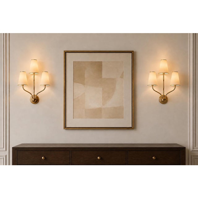 The graceful Montreuil by AERIN transforms any space with its sensuous design of slim, delicate arms curving toward...