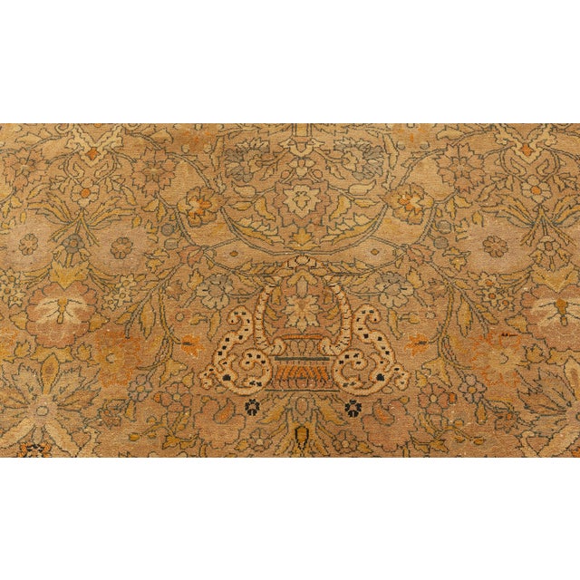 Authentic Turkish Sivas Handmade Wool Beige Rug For Sale - Image 11 of 11