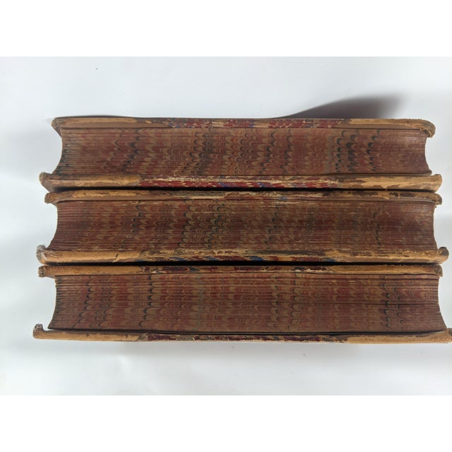 Antique 1874 Elizabeth Barrett Browning Poems – Complete 3-Volume Leather-Bound Set For Sale In New York - Image 6 of 18