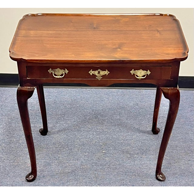 Late 18th Century English Queen Anne Tea / Side Table For Sale - Image 4 of 11