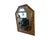 Wood Vintage Mid Century Wall Mirror 1980s Postmodern Windsor Gold Frame For Sale - Image 7 of 11