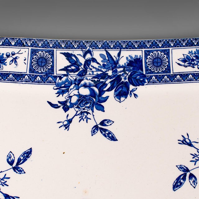 1890's Large Antique Turkey Platter For Sale - Image 6 of 8