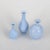 Per Liljegren, set of three miniature vases. Set of three hand-thrown miniature stoneware vases with elegant organic forms...