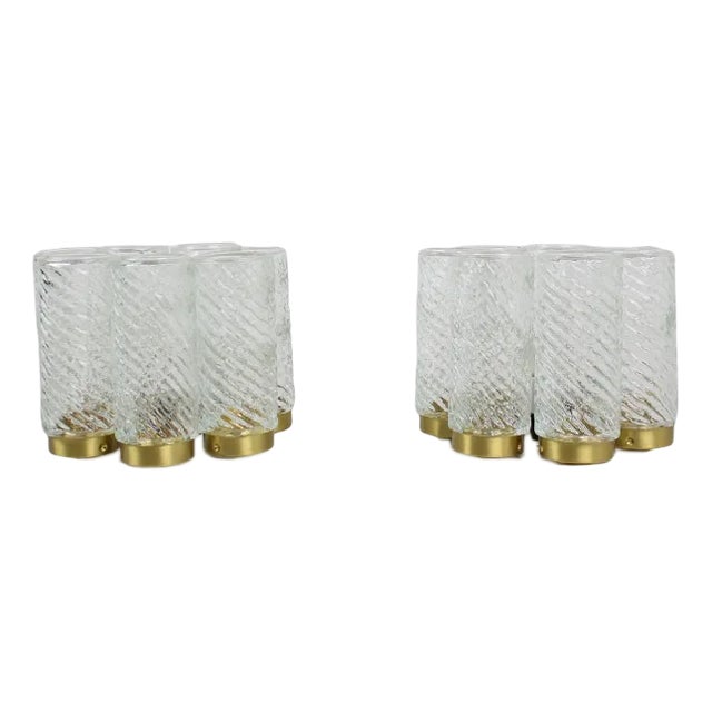 Mid-Century Ceiling Lamps from Napako, 1970s, Set of 2 For Sale