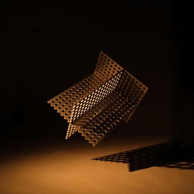 Metal Partial Presence Aluminium Side Table by Bureau of Entropy For Sale - Image 7 of 10