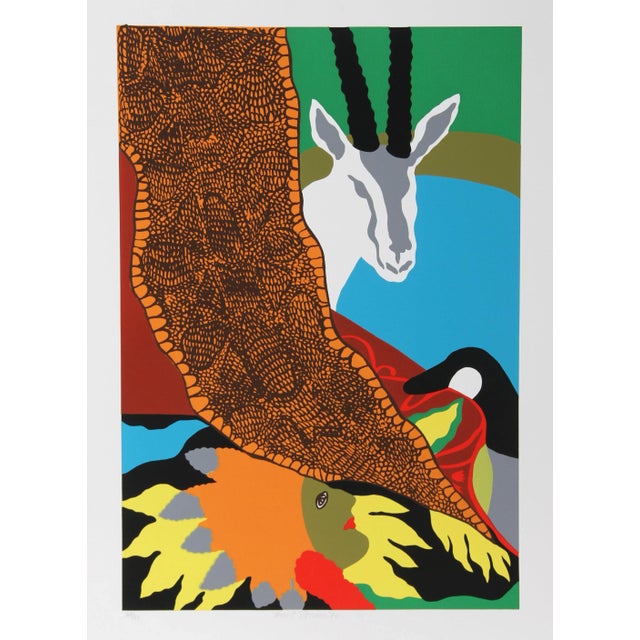 Date: 1980 Screenprint, signed and numbered in pencil Edition of AP 22 Image Size: 26.5 x 18 inches Size: 30 in. x 22 in....