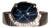6.15ct Star Sapphire Cabochon & Diamond Ring in 14k White Gold – Oval 11×9mm, Size 6.75 For Sale