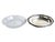 Offered is a classic silver plated pie serving platter made by Sheridan Silver Company in the early 1970s and a Pyrex...