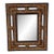 French Napoleon III Ebonized Wood & Gilt Brass Mirror, Late 19th Century For Sale