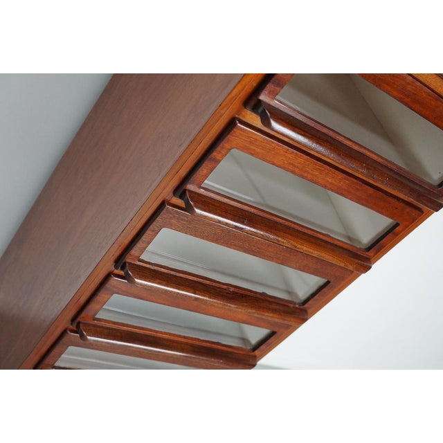 Brown Vintage Dutch Hardwood Haberdashery Shop Cabinet, 1930s For Sale - Image 8 of 18