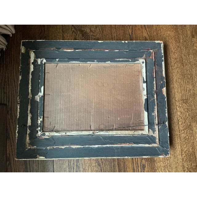 Antique Tonalist Landscape Oil Painting in Ornate Guilt Frame For Sale In Chicago - Image 6 of 8