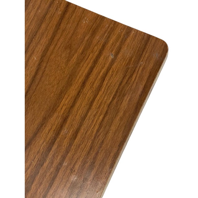 1950s Mid-Century Vinyl Upholstered Storage Bench With Lift-Top For Sale In Cincinnati - Image 6 of 11