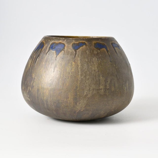 Danish Drip Glaze Studio Pottery Vase by Haakon Darger, 1960s For Sale - Image 4 of 14