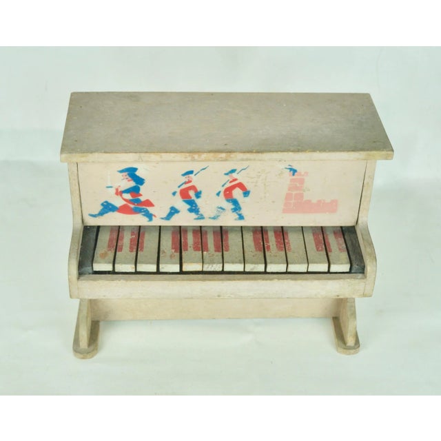 French Toy Piano, 1950s For Sale - Image 4 of 9