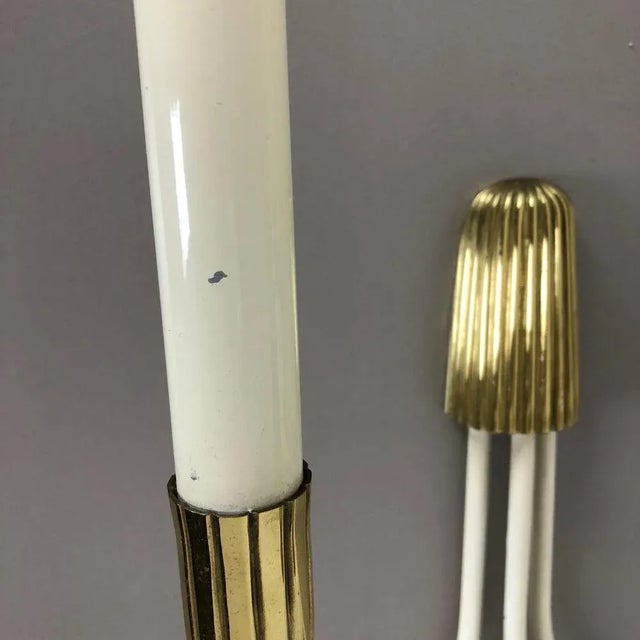 Brass Wall Lights from Vereinigte Werkstätten München, Germany, 1950s, Set of 2 For Sale - Image 10 of 18