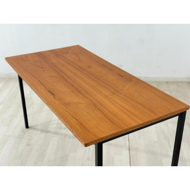 Mid-Century Teak Dining Table or Desk from Labofa For Sale - Image 4 of 10