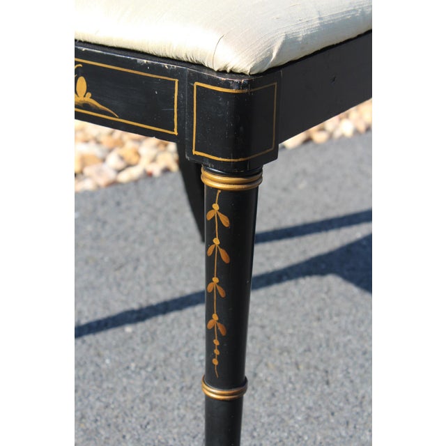 1940s Union National Chinoiserie Dining Room Chairs—Set of Three For Sale - Image 11 of 18